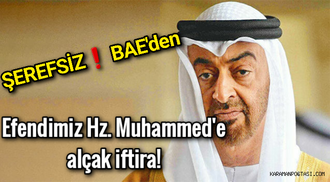Efendimiz Hz. Muhammed'e kahpece iftiralar
