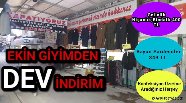 MAALİYETİNE SATIŞLAR EKİN GİYİMDE, BU FİYATLAR KAÇMAZ