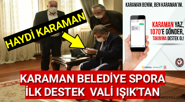 KARAMAN YAZ 1070'E GÖNDER BU ŞEHRİN TAKIMINA DESTEK OL