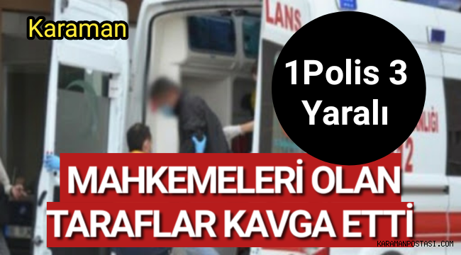 Aralarında Husumet Bulunan Taraflar Mahkeme Çıkışı Kavga Etti