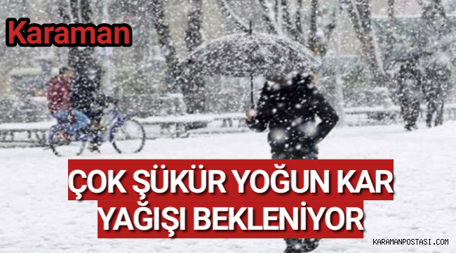 İlimizde Yoğun Kar Yağışı Akşam Saatlerinde Bekleniyor