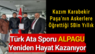 Kazım Karabekir Paşa’nın askerlere öğrettiği beş bin yıllık Türk ata sporu ALPAGU yeniden hayat kazanıyor.