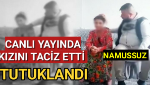 Alçak Adam,15 Yaşındaki Çocuğunu Canlı Yayında Taciz Etti