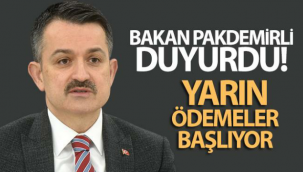 Bakan Duyurdu Yarın Ödemeler Başlıyor