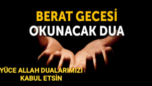 Berat Gecesi Okunacak Dua
