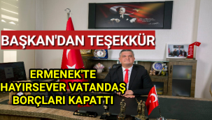 Ermenek'te Hayırsever Vatandaş Borçları Kapattı