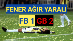 Fenerbahçe Şampiyonluk Yolunda Büyük Yara Aldı