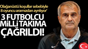 Şenol Güneş: '3 oyuncuyu kadroya dahil ettik'