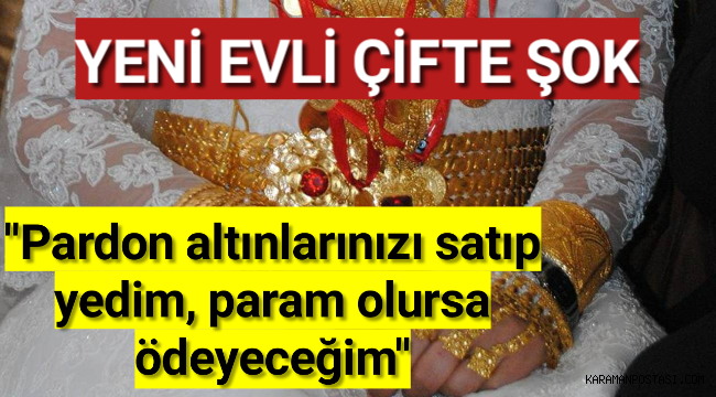 Yeni evli çifte şok!