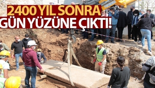 2400 yıl sonra lahit mezar gün yüzüne çıktı!