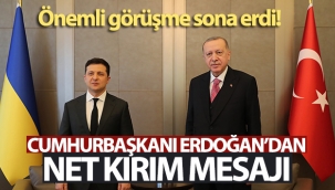 Cumhurbaşkanı Erdoğan: 'Kırım'ın ilhakını tanımama karamızı teyit ettik'