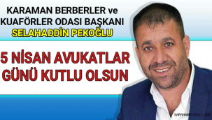Karaman Berberler ve Kuaförler Odası Başkanı