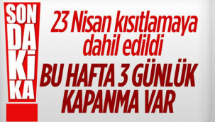 Karaman'da 3 gün sokağa çıkma kısıtlaması uygulanacak