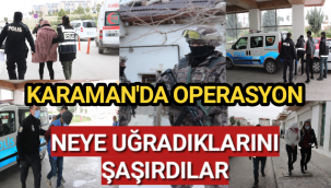 Karaman'da Şafak Operasyonu Çok Sayıda Gözaltı Var