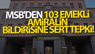 MSB'den 103 emekli amirale sert tepki