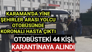 Testi Pozitif Olan Kişi Yolcu Otobüse Bindi Otobüstekilerin Hepsi Karantinaya Alındı