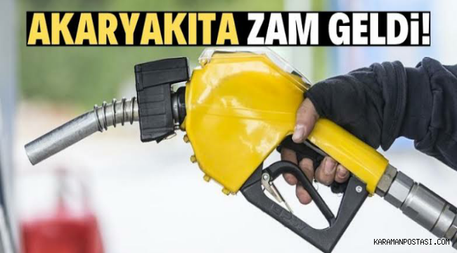 Akaryakıtta vergi arttı: ZAM !