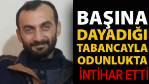 Başına dayadığı tabancayla odunlukta intihar etti