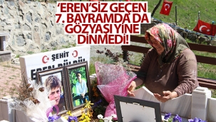 'Eren'siz geçen 7. bayramda da gözyaşı yine dinmedi