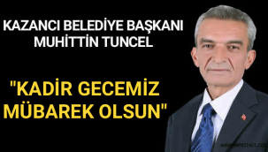 Kazancı Belediye Başkanı Muhittin Tuncel