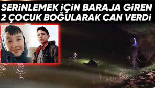 Serinlemek için gölete giren 2 çocuk boğularak öldü