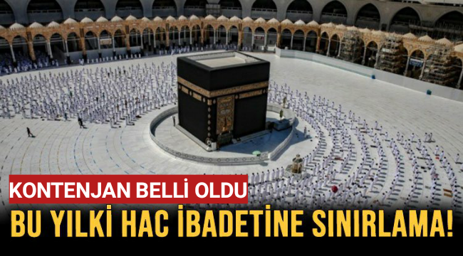 Suudi Arabistan Kontenjanı Açıkladı