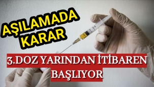 Bakan Koca açıkladı: 50 yaş üzeri ve sağlıkçılara 3.doz aşı yarından itibaren yapılacak
