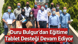 Duru Bulgur’dan Eğitime Tablet desteği Devam Ediyor