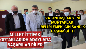 Karaman'da Millet İttifakı Ortakları İYİ Parti ve CHP İl Başkanları 3 Mahalle Muhtarlık Şeçimleri İçin Adaylara Başarılar Dilediler