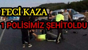 BİR POLİSİMİZ ŞEHİT OLDU