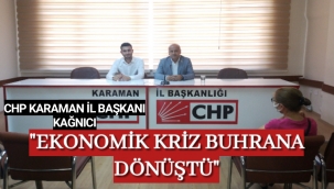 CHP İL BAŞKANI KAĞNICI