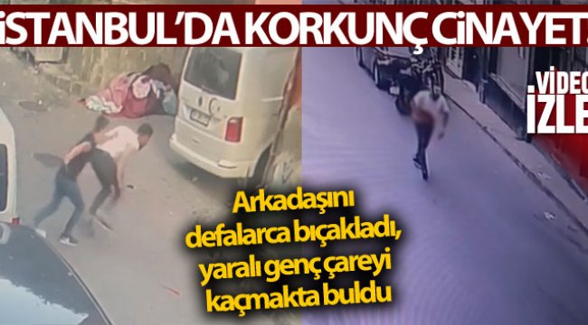 Korkunç cinayet kamerada: Yaralı halde motorla kaçtı, hastanede öldü