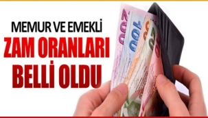 Memur ve emekli zammı belli oldu
