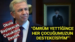 Mansur Yavaş'tan Çocuklara Eğitim Desteği