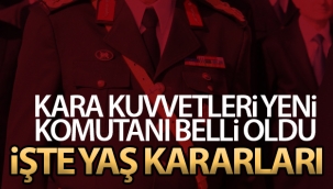 YAŞ kararları açıklandı