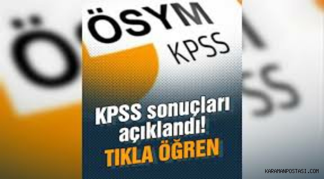 2021-Kamu Personel Seçme Sınavı sınav sonuçları açıklandı.