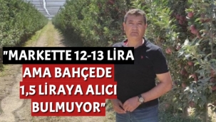 MARKETTE 12-13 LİRA AMA BAHÇEDE 1,5 LİRAYA ALICI BULMUYOR