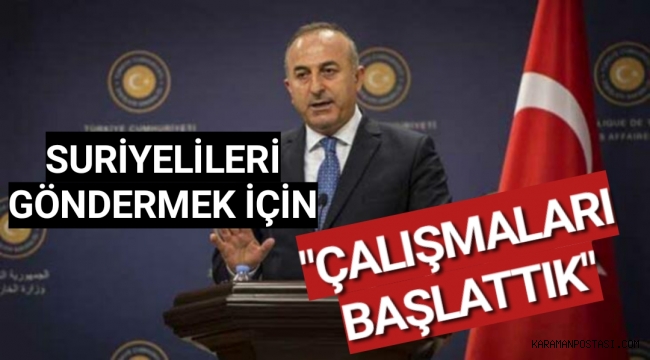 Mevlüt Çavuşoğlu: Suriyeli göçmenlerin dönmesi için çaba sarf etmeliyiz