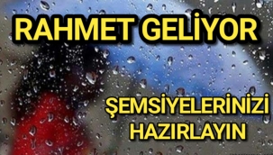 Şemsiyelerinizi Unutmayın, Karaman'a Kuvvetli Yağmur Geliyor