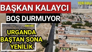 Urgan Mahallesi’nde Yollar Baştan Sona Yenilendi