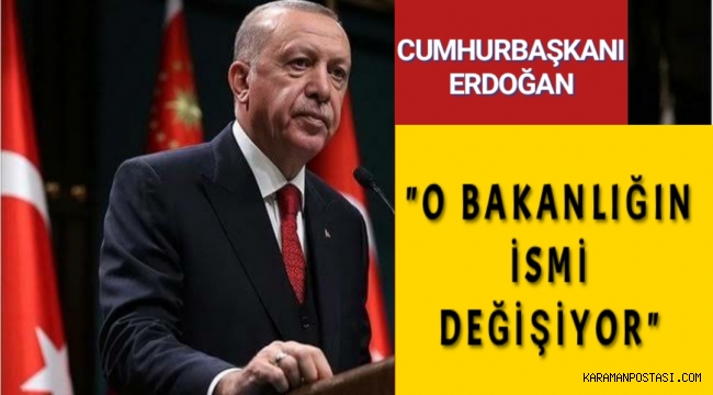 Çevre ve Şehircilik Bakanlığı'nın Yeni İsmi Bakın Neoluyor
