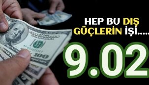 Dolarda rekor yükseliş: 9 Türk Lirasını geçti!