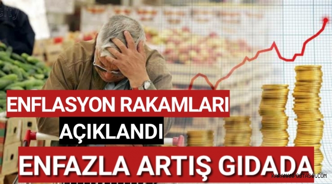 Enflasyon rakamları açıklandı!