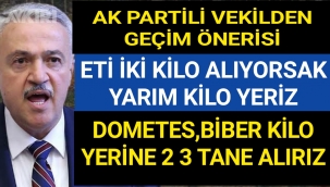 Ak Partili Demirbağ’dan vatandaşa geçim tavsiyesi olay oldu