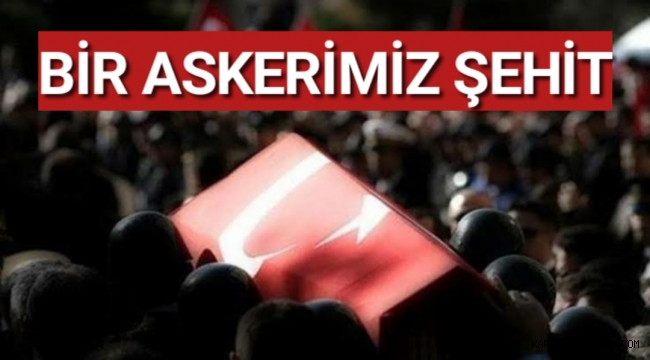 Bir Askerimiz Şehit Oldu