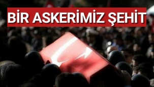 Bir Askerimiz Şehit Oldu