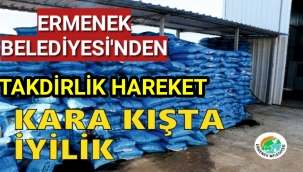 ERMENEK BELEDİYESİ'DEN KARA KIŞTA İYİLİK