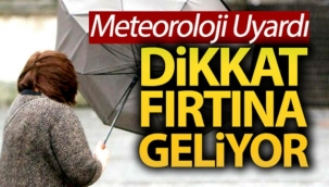 Karaman İçin Şiddetli Rüzgar ve Fırtına Uyarısı