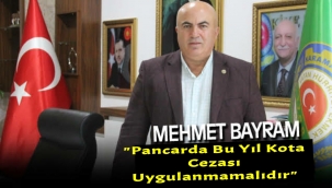 Karaman Ziraat Odası Başkanı Mehmet Bayram