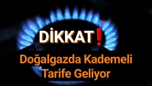 Doğalgazda kademeli tarife geliyor
